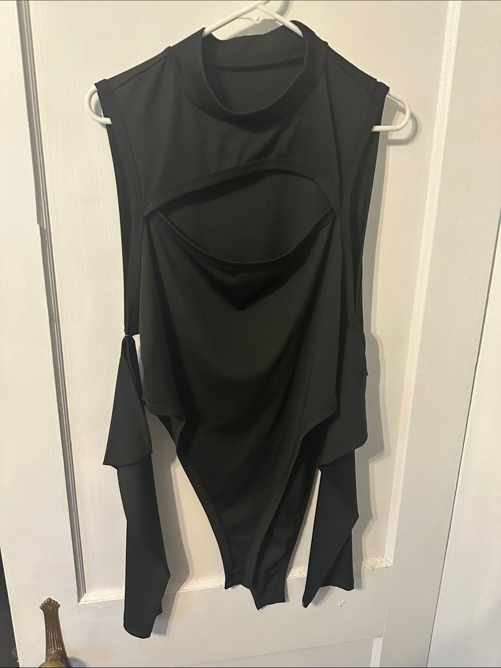 NWOT Shein Black Cutout bodysuit